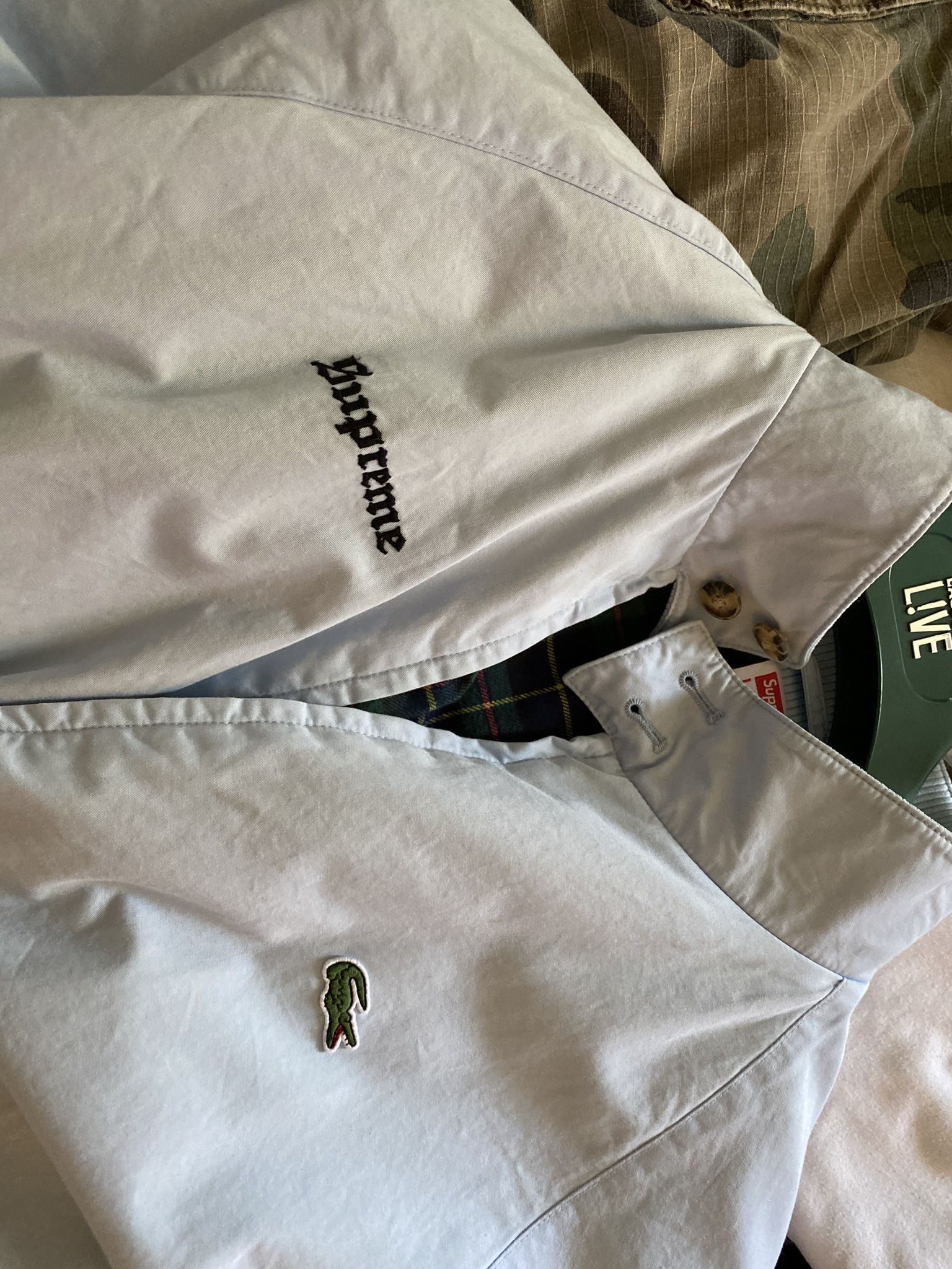 Supreme Lacoste Harrington Jacket 2017 Medium