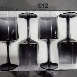 Black Stem Glasses
