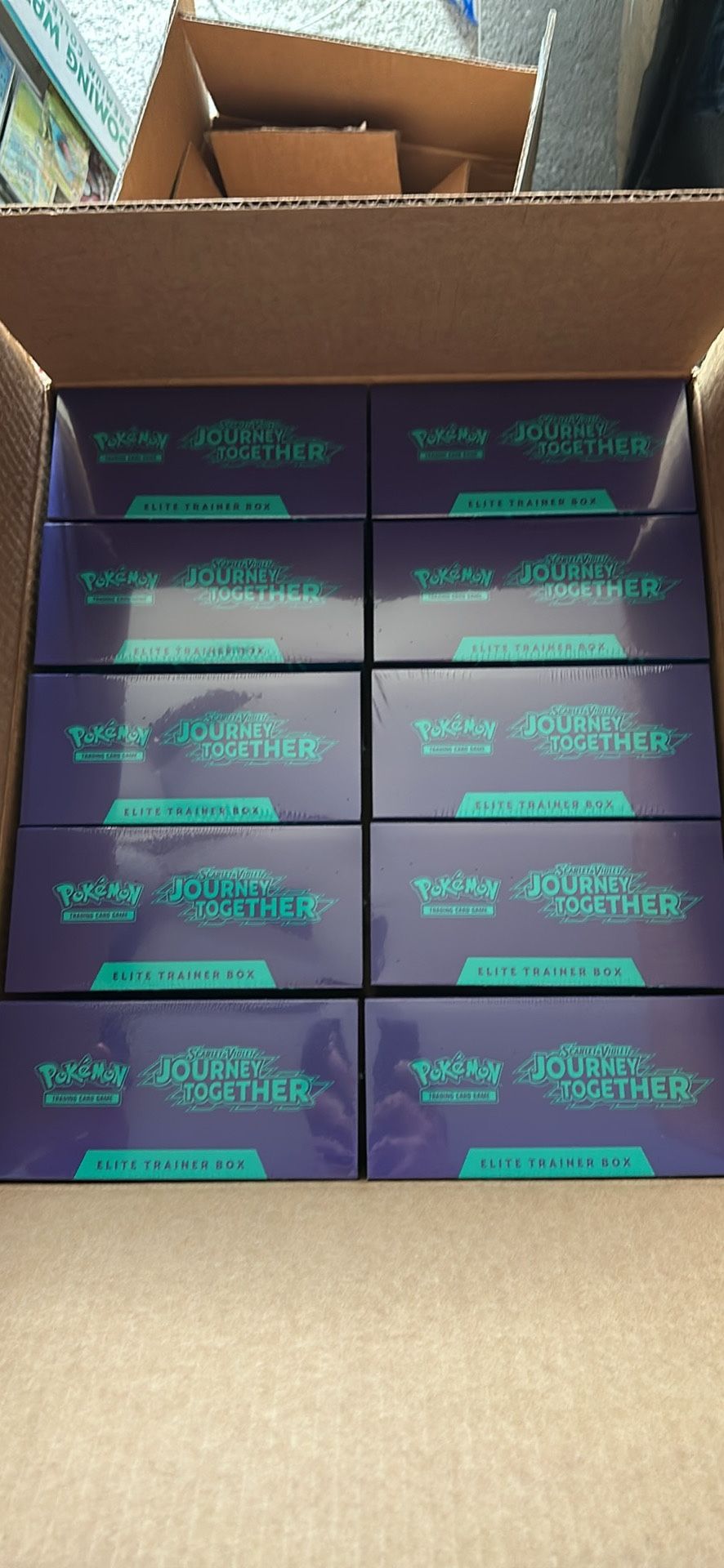 Journey Together Pokemon Etb Lot X10