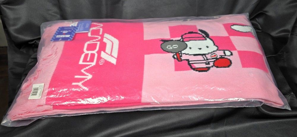 F1 ACADEMY Hello Kitty Sanrio Grand Prix Pink SCARF Las Vegas EXCLUSIVE 2025 NEW