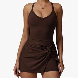 Brown one piece swimsuit with tie detail #swimwear #summer I have size small medium and large all new $20 each
