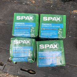 Spax 2 1/2” 304 Stainless Steel Deck Screws 