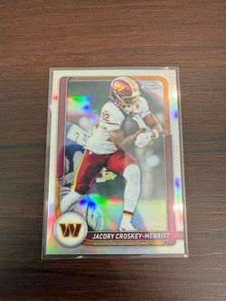 TFCC-79 Jacory Croskey-Merritt Chrome 2026 Topps Flagshiph