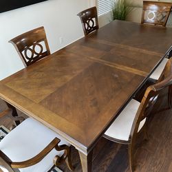 Dining room table and chairs