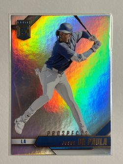 Josue De Paula Donruss Elite Prospects Holo Baseball Card