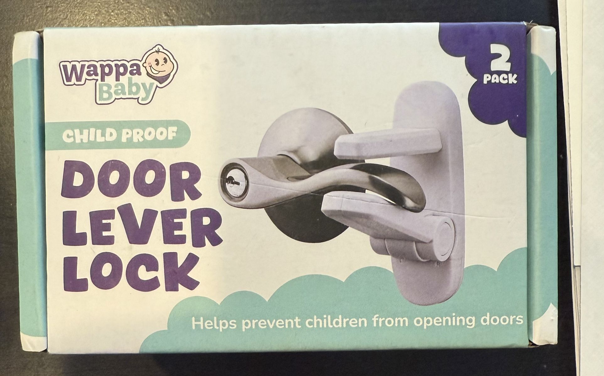 WappaBaby Child proof. Door Level Lock