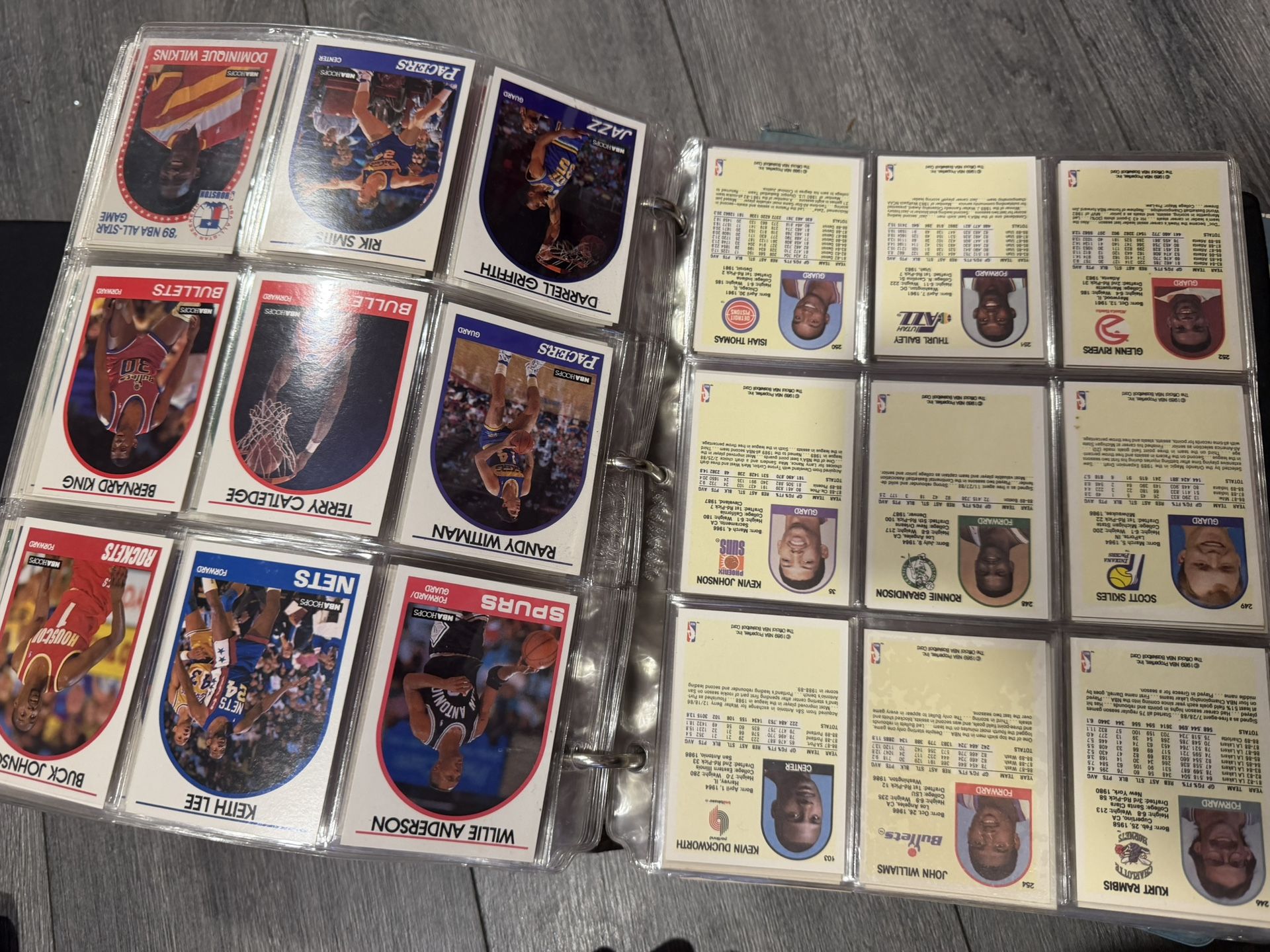 Drums Set And Some Sports Trading Cards