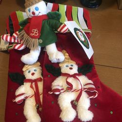 Mr. Bingle Stockings & Vintage 2014 Mini Plush