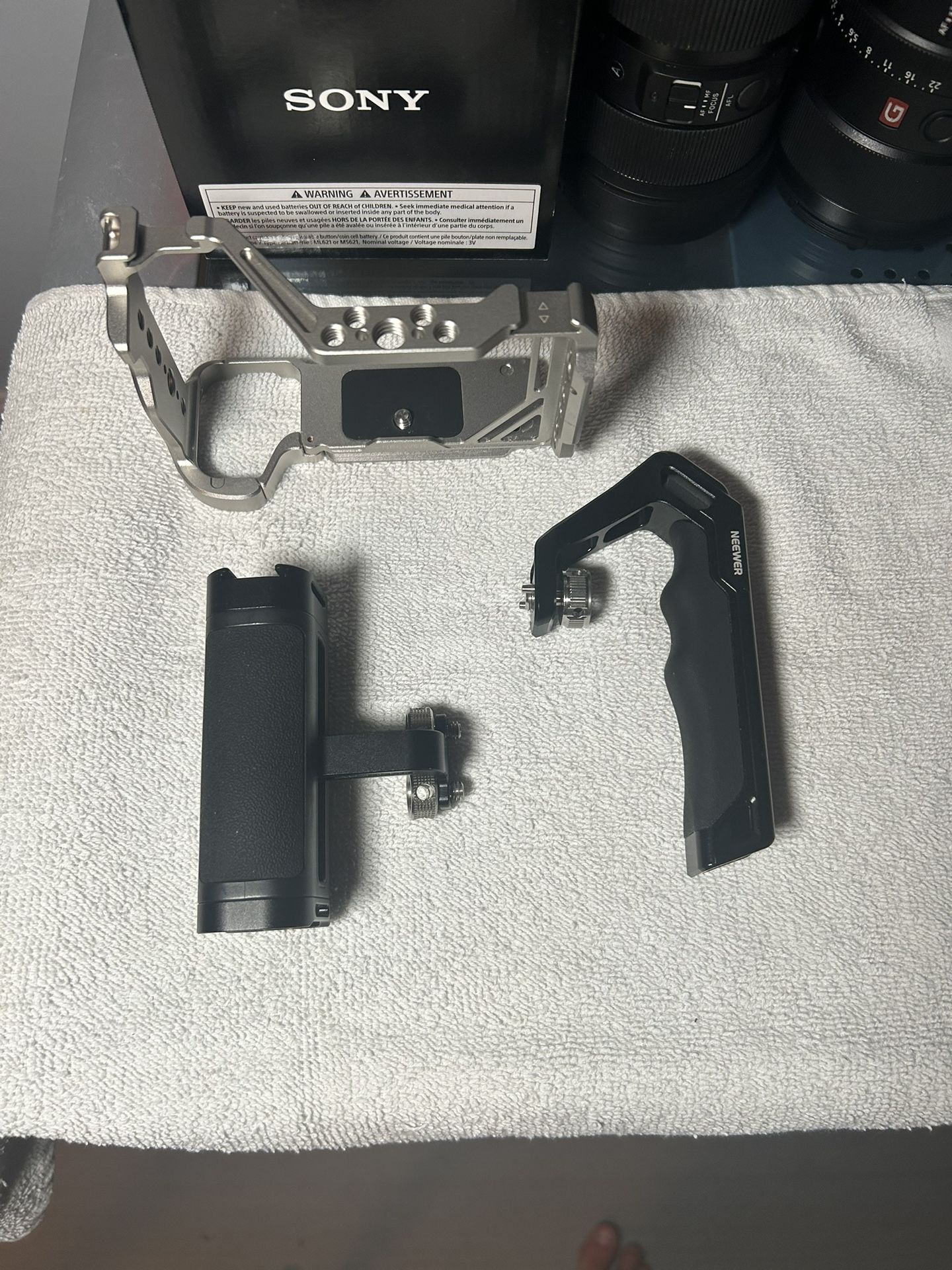 Sony A7cii Cage, Side Handle, And Top Handle