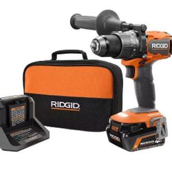 18V Brushless Cordless 1/2 in. Hammer Drill/Driver Kit with 4.0 Ah MAX Output Battery, 18V Charger, and Tool Bag