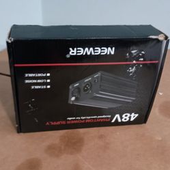 NEEWER  48 V Phantom Power Supply  For. Audio