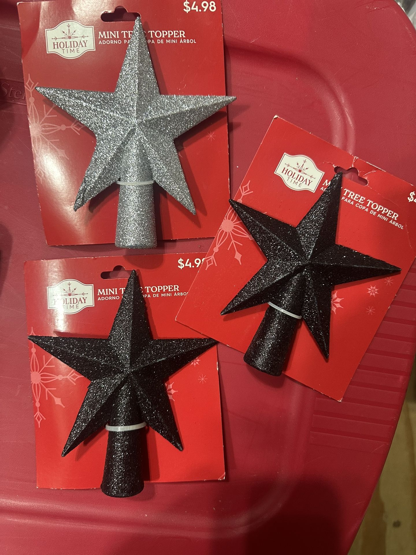 Mini Glitter Tree Topper
