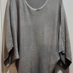 Silver Large Women's Soma Sweater