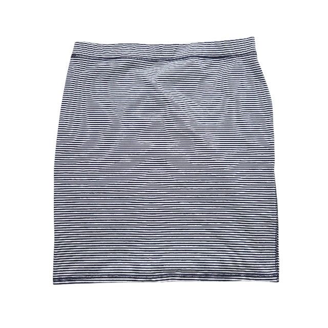 Old Navy navy/white horizontal striped pencil skirt, L. EUC.