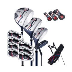 1 Set with Non-Slip TPR Handle and Golf Stand Bag Brand New in the Package Cash price 😀 