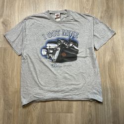 Vintage Harley Davidson, Grey T-Shirt