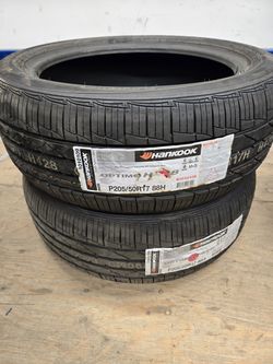 2 Hankook Optimo 205/50R17 tires