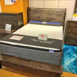 BEAUTIFUL NEW PETER QUEEN BEDROOM SET ON SALE ONLY $899. KING SET $999. IN STOCK SAME DAY DELIVERY 🚚 EASY FINANCING 