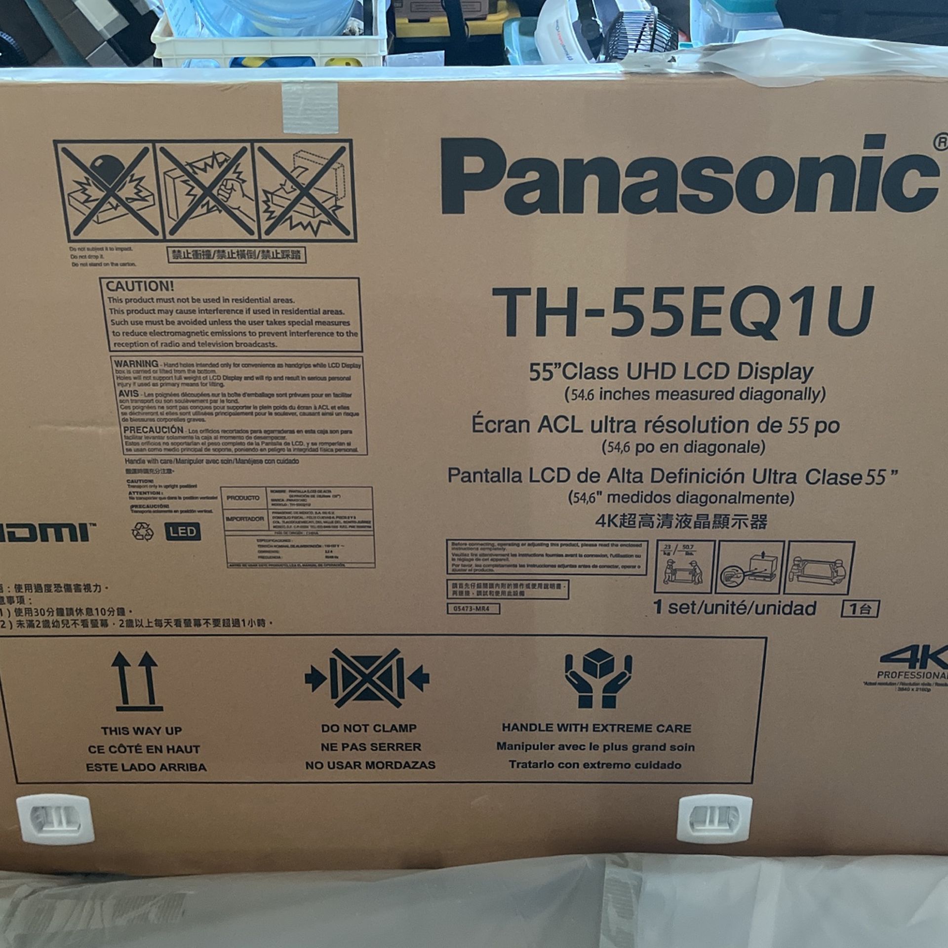 55 “ LCD SCREEN To Project Any TV, Computer Or Monitor