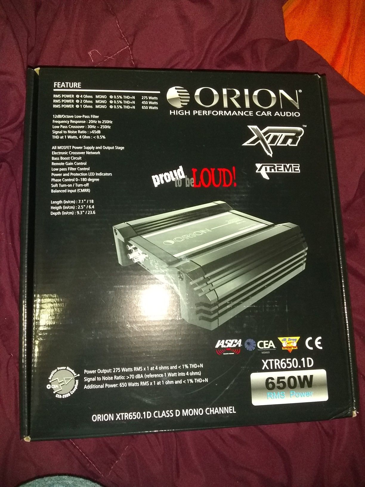 Orion xtr 650.1d