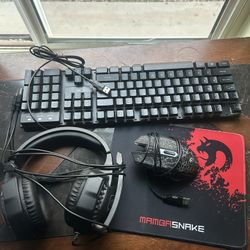 Gaming Gear (keyboard,mouse,headset,mousepad)