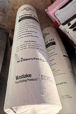 Tile Seal underlanment  2 Rolls 70$Each