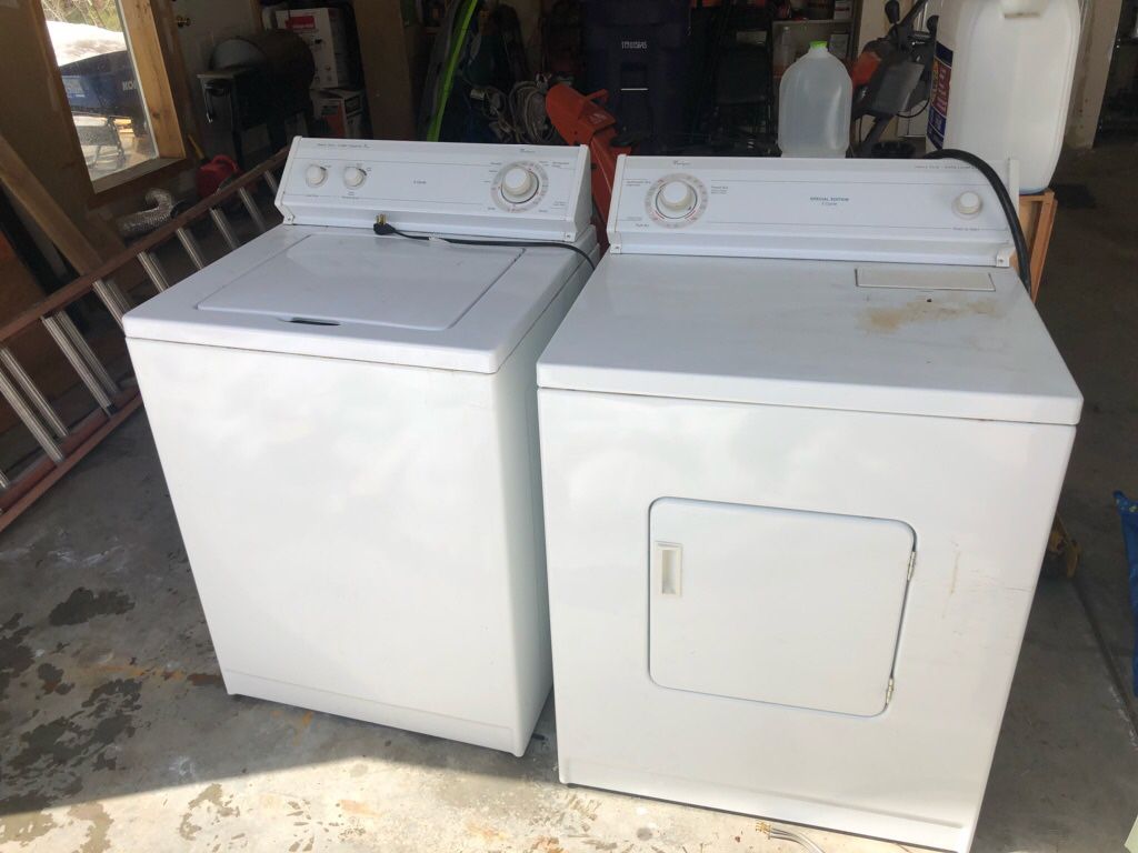 Free Whirlpool Washer and Dryer - Free