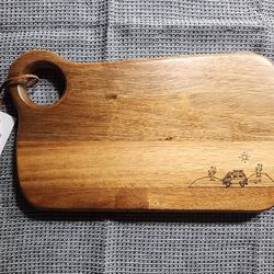 Custom Wood Burned Cutting Board