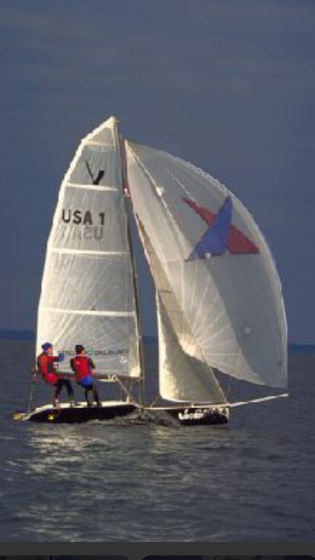 Vanguard vector sailboat skiff