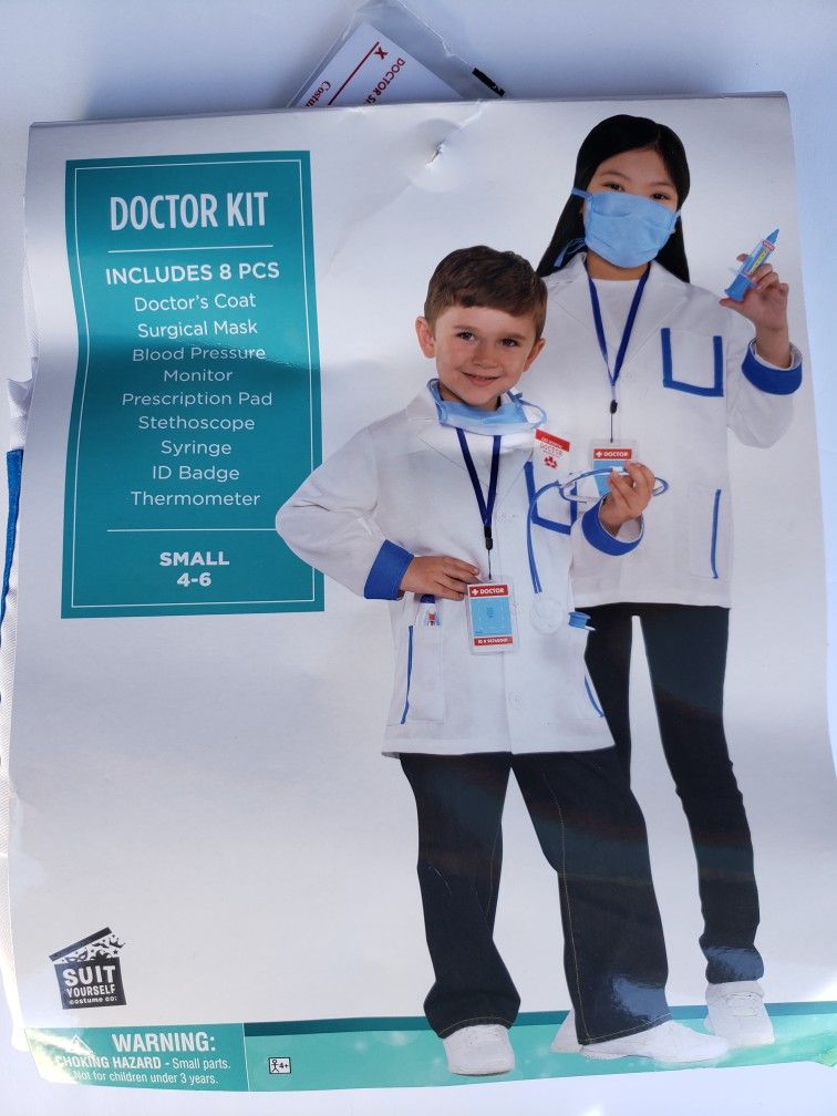 Doctors HALLOWEEN Costume NEW
