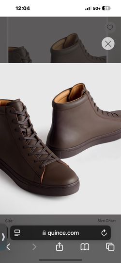 Quince high top sneakers