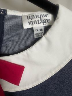 Unique vintage dress denim size 1X/16