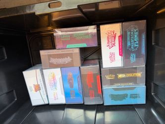 Pokemon ETB elite trainer box, phantasmal flames , twilight masquerade, chaos rising etc , 151 , white flare