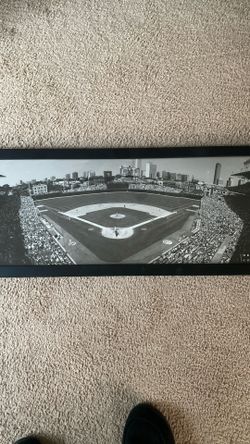 Framed Baseball Picture