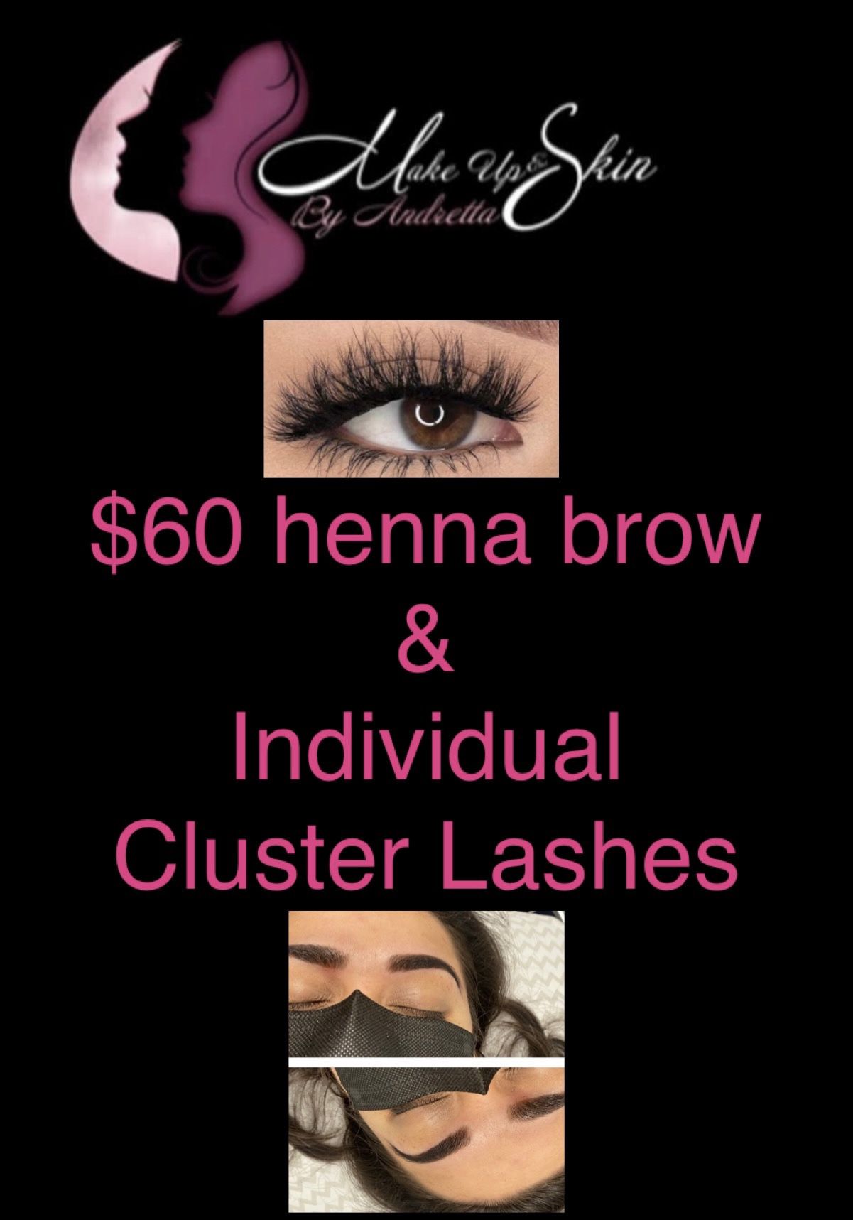 Henna Brows & Individual Cluster Lashes Deal