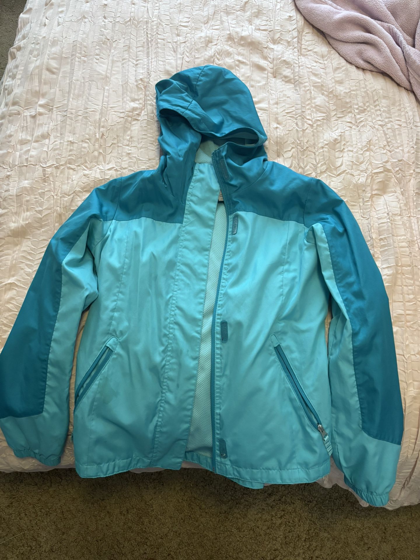 Kids Champion Size Large (10-12) Windbreaker Rain Jacket