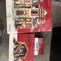 St. Nicholas Square Fire Station No. 1, 11 Piece Nativity Set and the Boat Dock