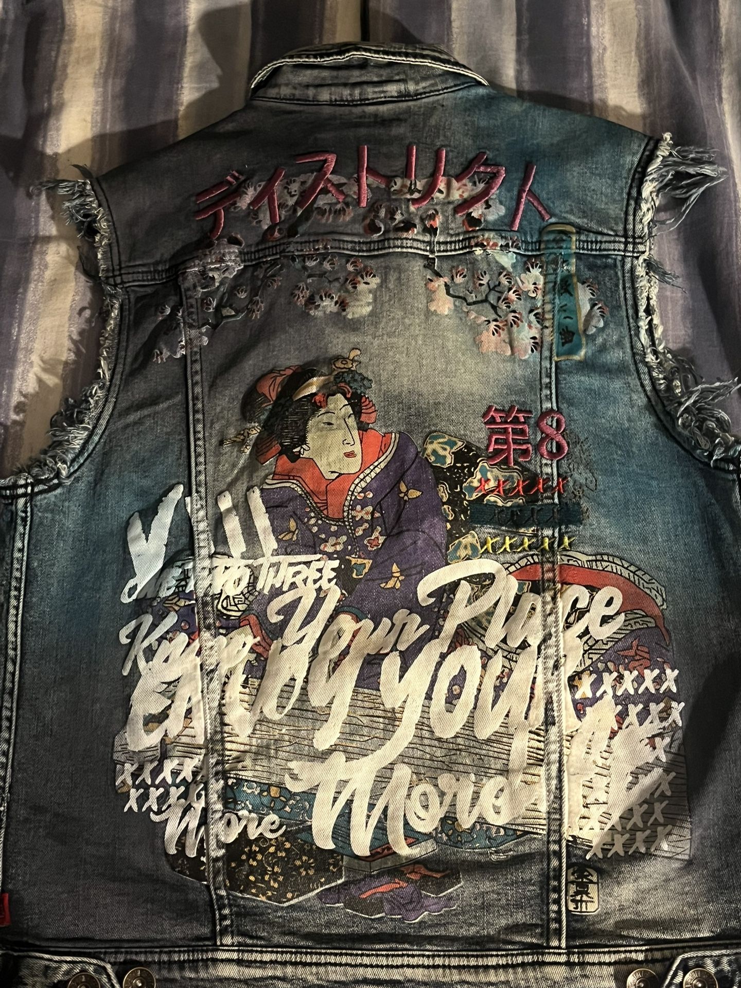 Jean Jacket Vest Medium