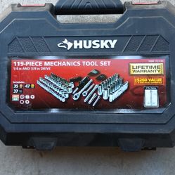 Husky 119 Pcs Tool Set, $40