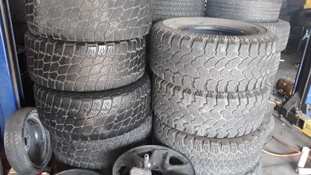 325/60/18 and 325/65/18 80% tread left on both