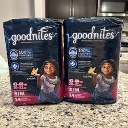 (2) Goodnites S/M 14ct