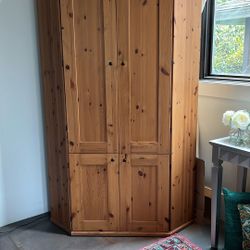 Wood Corner Desk Hutch 