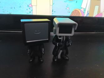 Skibidi Toilet Series 1 Mystery Collector Figures Set - TV Man & Cameraman