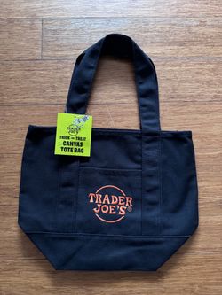 Black mini Trader Joe’s tote bag