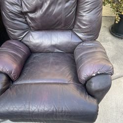 Rocking Leather Chair 