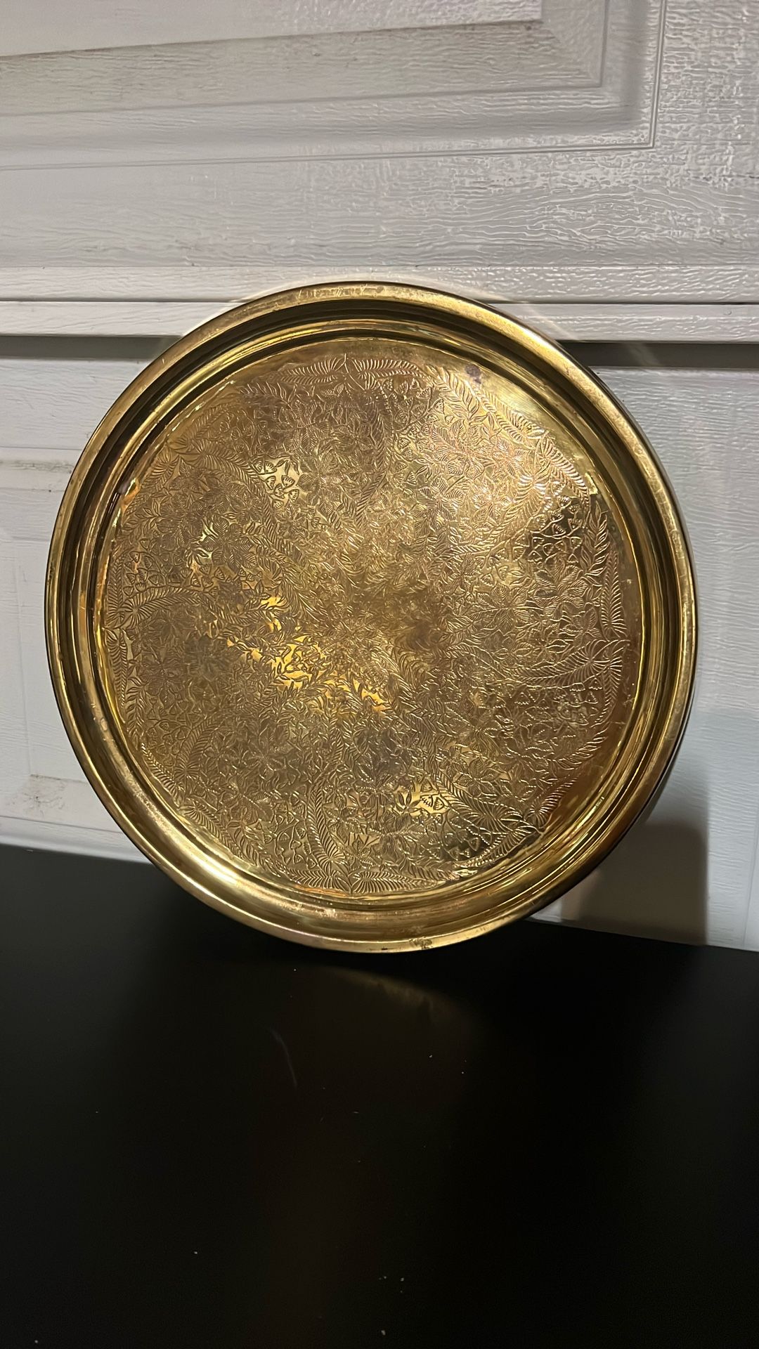 Handmade By Mainland-smith Large Brass Tray