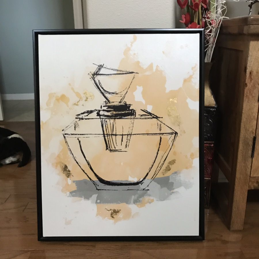 Large Framed Canvas picture