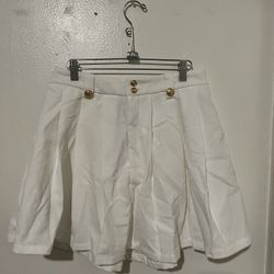 White Ruffle Skirt