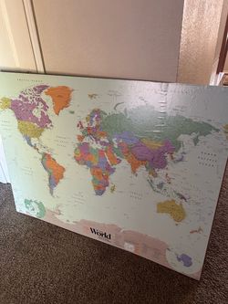 Big wall world map