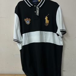Black & White Ralph Lauren Polo Shirt 